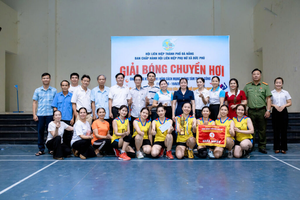 HỘI LHPN XÃ ĐỨ PHÚ TỔ CHỨC THÀNH CÔNG GIẢI BÓNG CHUYỀN HƠI NỮ NĂM 2026 CHÀO MỪNG KỶ NIỆM 81 NĂM CÁCH MẠNG THÁNG TÁM THÀNH CÔNG (19/8/1945 – 19/8/2026) VÀ 81 NĂM QUỐC KHÁNH NƯỚC CỘNG HÒA XÃ HỘI CHỦ NGHĨA VIỆT NAM (02/9/1945 – 02/9/2026).